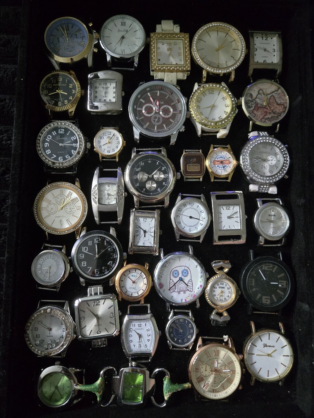 Watch Parts Craft Repair Broken Repurpose Vintage Fair Condition As Is Lot 1O